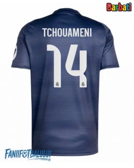 Real Madrid Aurelien Tchouameni #14 Tricou Fotbal Replică 2025-26 Barbati Deplasare